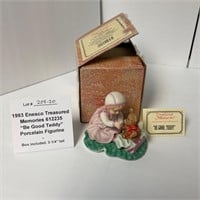 1990 Enesco "Be Good Teddy" Figurine, in box