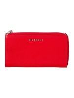 Givenchy Red Leather Wallet