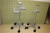 2 Polymount medical equipment stands