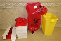 Infectious waste biohazard bags