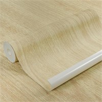 Vinyl Flooring Roll Light Wood Grain 24" x 393"