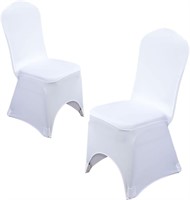 Eachome White Stretch SlipCovers for Chair, 20PCS