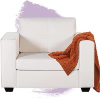 Linen Fabric Tufted Single Sofa Chair