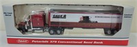 Spec Cast Peterbilt Case IH Semi Bank NIB 1/64