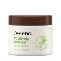 Aveeno Positively Radiant Night Cream, 1.7 oz AZ23