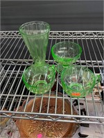 Uranium Depression Green Glassware