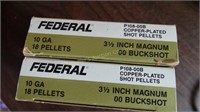 10 Federal,10 ga 3 1/2"  Premium Buckshot