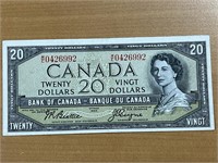 1954 Cdn $20 Bill