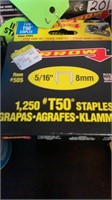 ARROW T-50 STAPLES NEW IN BOX