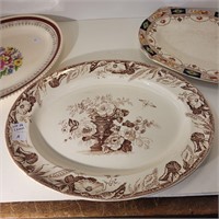 Group of 3 platters