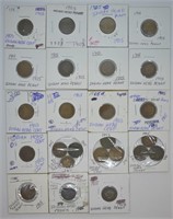 SHEET OF INDIAN HEAD CENTS