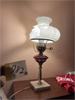 Old lamp - has broken shade