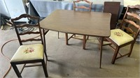 Vintage table and chairs