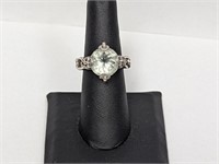 .925 Sterling Gemstone Atelier Ring Sz 6.5