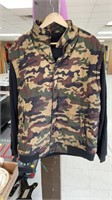 Camouflage vest jacket all one piece