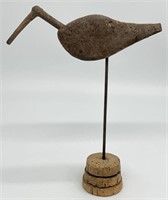 Root-Head Cork Body Shorebird Decoy