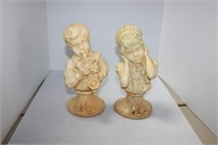 BOY AND GIRL STATUES