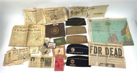 World War 2 Newspaper and Memorabila