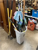 LARGE LOT OF YARD TOOLS ETC