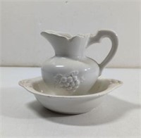 Vintage California USA Pottery Small White