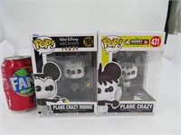 2 figurines Funko Pop, Mickey Mouse