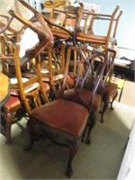 11 CHAIRS TO MATCH LOT #43