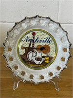 Vintage Nashville Music City Plate Hanging