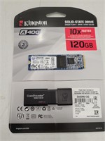 KINGSTON SSD 120GB + DATATRAVELER 32GB USB