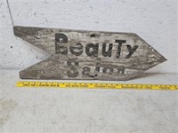 Beauty salon sign