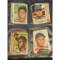 (10)low Grade Baseball Cards 1952-1954