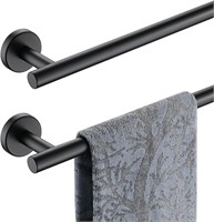 $46  JQK Black Towel Bar  18 Inch Stainless Steel