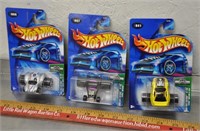 3 vintage Hot Wheels, sealed