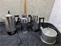 Remington & GE Coffee Pots, Faber server