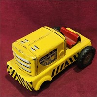 Tin Friction Toy Farming Vehicle (Vintage)