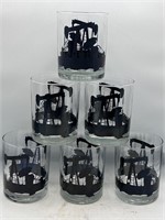 Black oil rig glasses