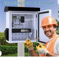 New Outdoor Electrical Box with Thermostat and