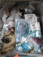 Tote of Jewelry Making Beads  & Accessories