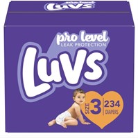 Luvs Pro Diapers Size 3, 234 Count