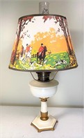 antique lamp w/ aladdin parts