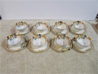 16pc Matching Set Vintage Porcelain Lustreware