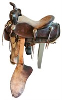 Vintage 15" Western Saddle