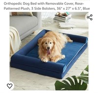 Orthopedic Dog Bed, 36" x 27" x 6.5",