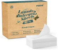 Poesie Laundry Detergent Sheets Fresh Linen Scent