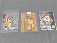 Lot Of 3 Shaquille O'neal Basketball Cards