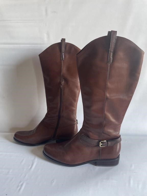 Brown Leather Boots 8.5