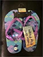 Ocean Waves Toddler Flip Flops NEW S 7/8