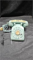 Western Electric Turquoise Rotary Dial Phone