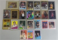 23pc 1970s-90s Basketball Cards w/ Star, HOF & RCs