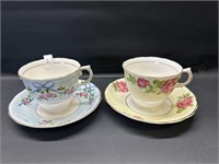 2 cups & saucers Colclough