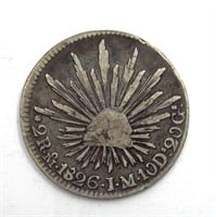 1826-MOJM 2 Reales VF Mexico